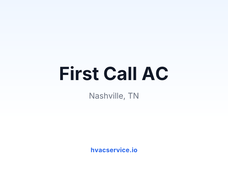 First Call AC