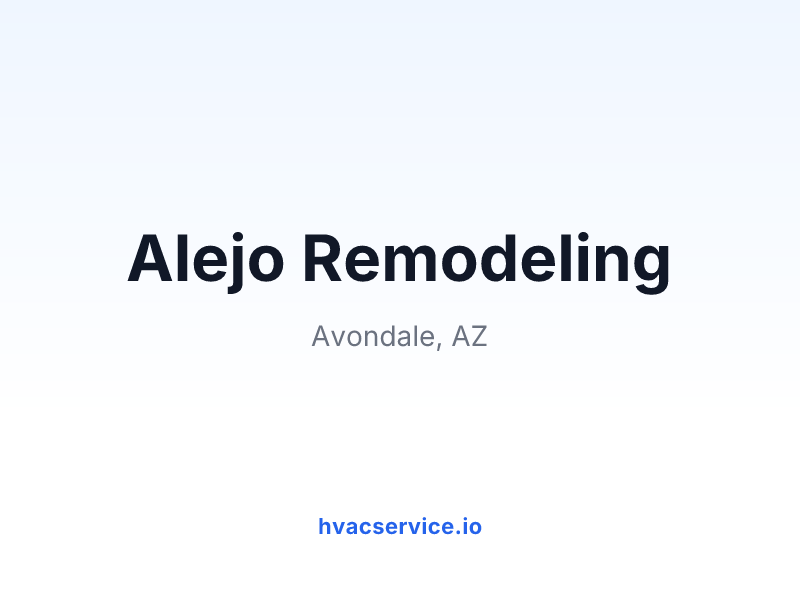 Alejo Remodeling
